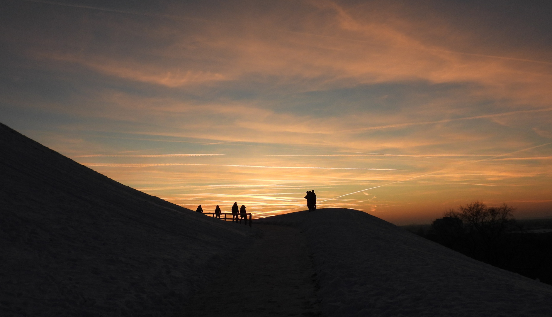 Sonnenuntergangshimmel 