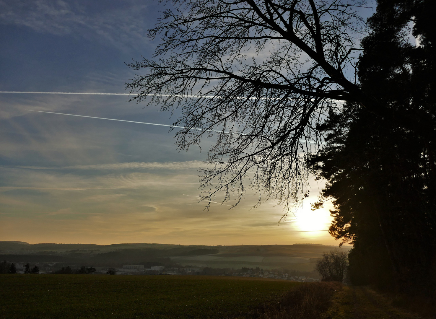 Sonnenuntergangshimmel