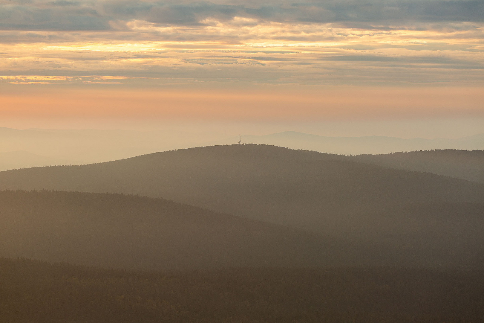 Sonnenuntergangsnebel