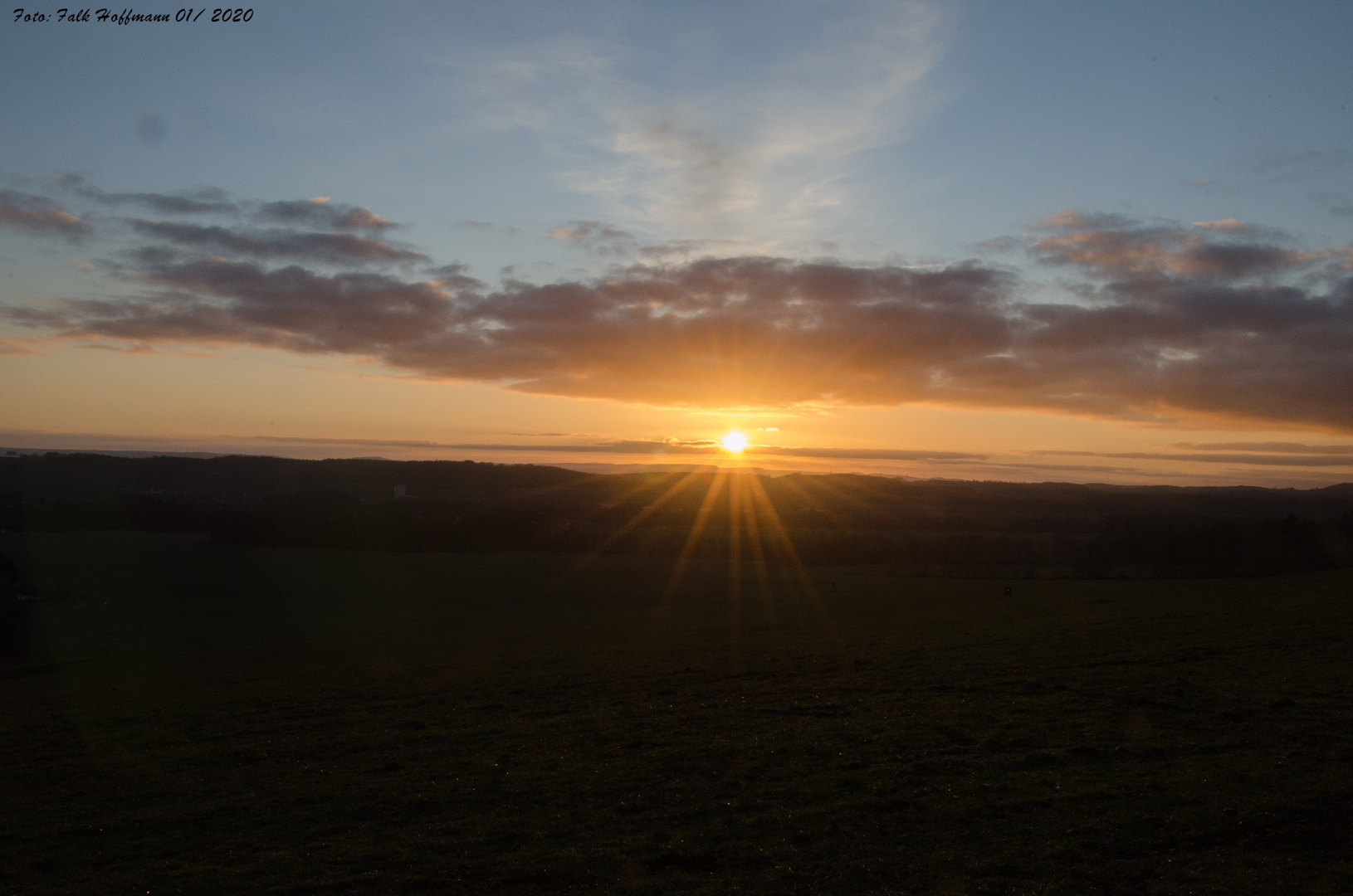 Sonnenuntergangsphase im Vorharz