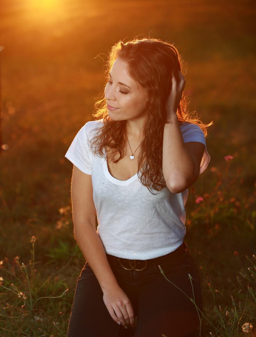 Sonnenuntergangsportrait