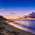 Sonnenuntergangsschimmer, Oahu Westküste
