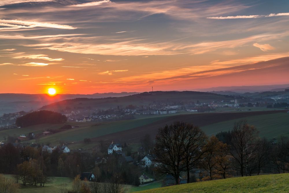 Sonnenuntergangsstimmung