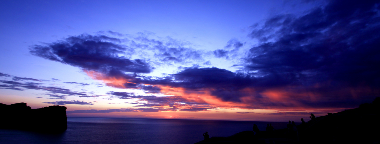 Sonnenuntergangsstimmung am Cap Formentor (Mallorca)