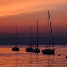 Sonnenuntergangsstimmung am Gardasee