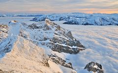 Sonnenuntergangsstimmung auf dem Säntis (1)