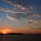 Sonnenuntergangsstimmung auf Rügen