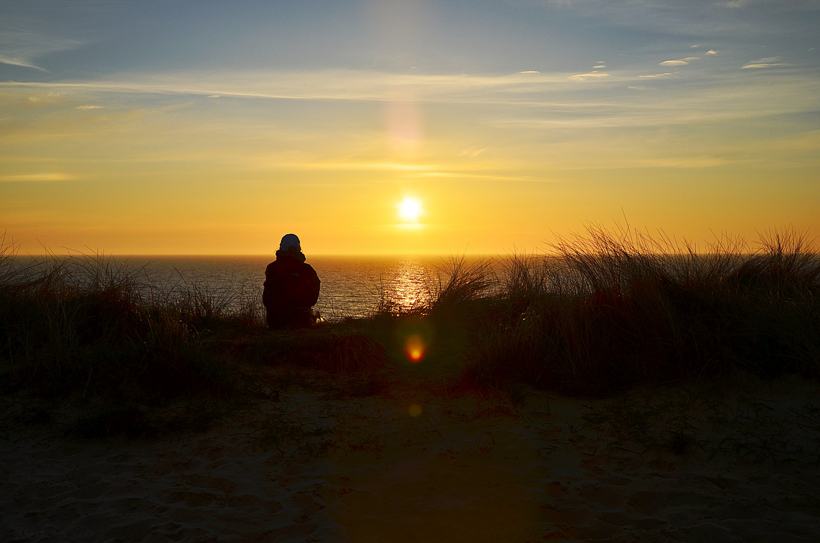 Sonnenuntergangsstimmung auf Sylt