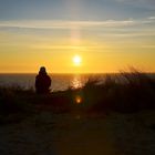 Sonnenuntergangsstimmung auf Sylt