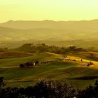 Sonnenuntergangsstimmung bei Volterra