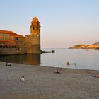 Sonnenuntergangsstimmung in Collioure