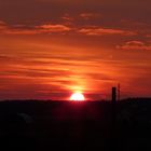 Sonnenuntergangsstimmung in Falkensee