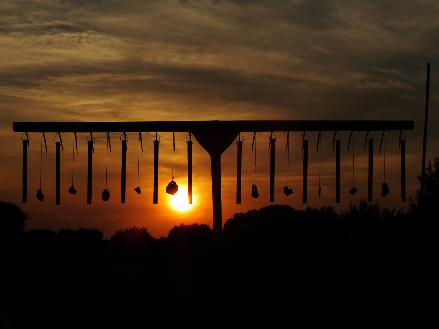 Sonnenuntergang/Steinfeld