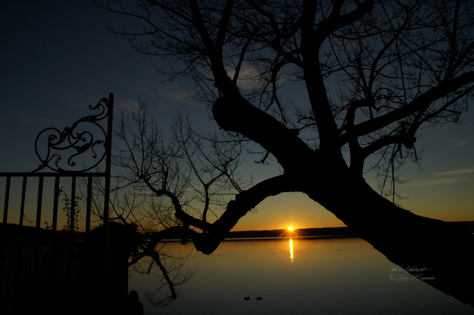 Sonnenuntergangstimmung am Ammersee