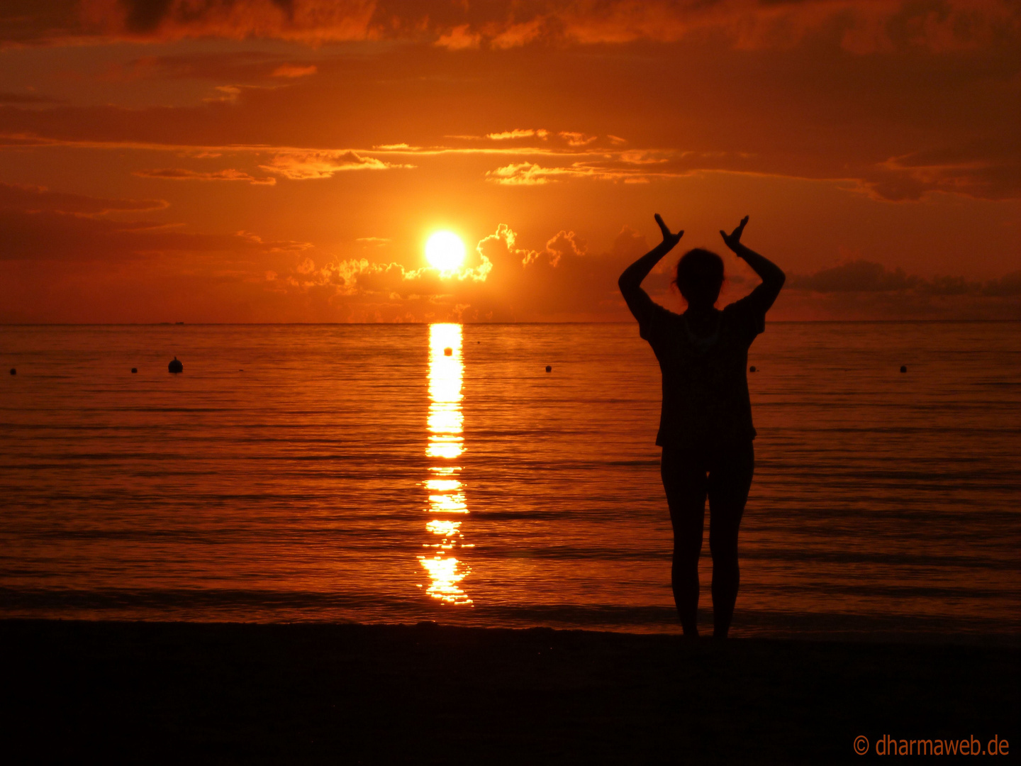 Sonnenuntergangsyoga