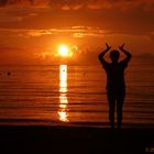 Sonnenuntergangsyoga