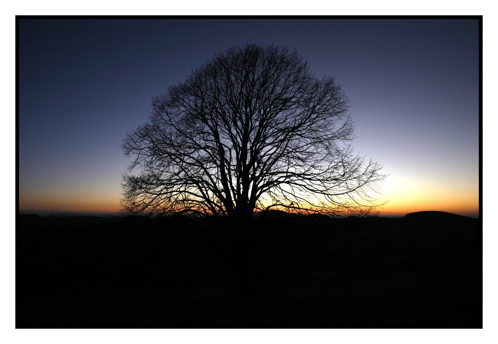 Sonnenuntergnag am 2 Weihnachtstag