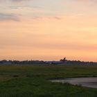 Sonnenuntergng am Airport