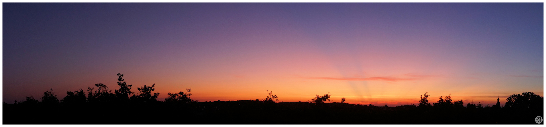 Sonnenuntergwnag am Horizont