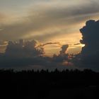 Sonnenunterg.Wolkenbildung vom Höchsten aus aufgen. Bodensee