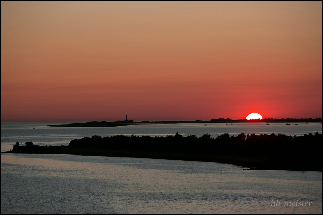 Sonnenunterngang Flügge/Fehmarn