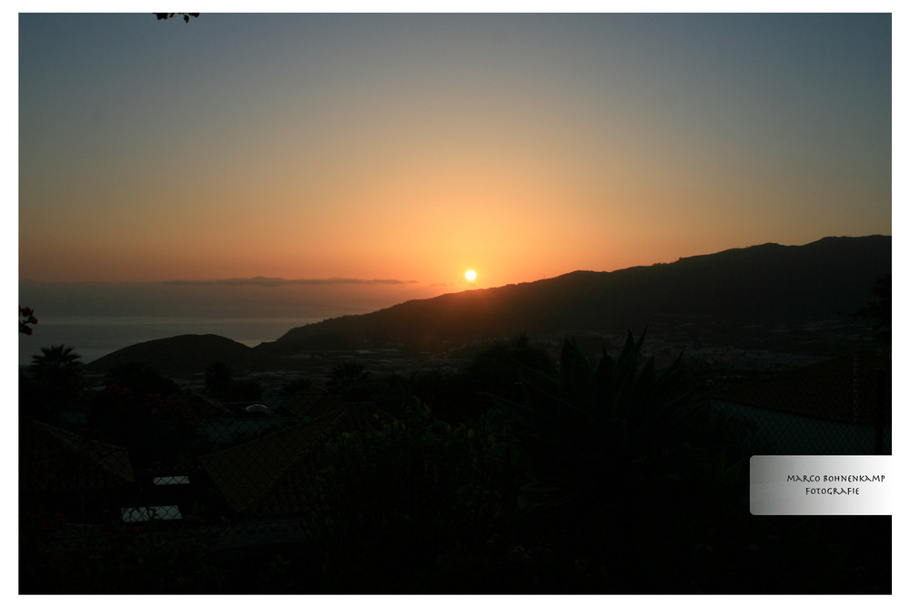 Sonnenuntrgang auf LaPalma