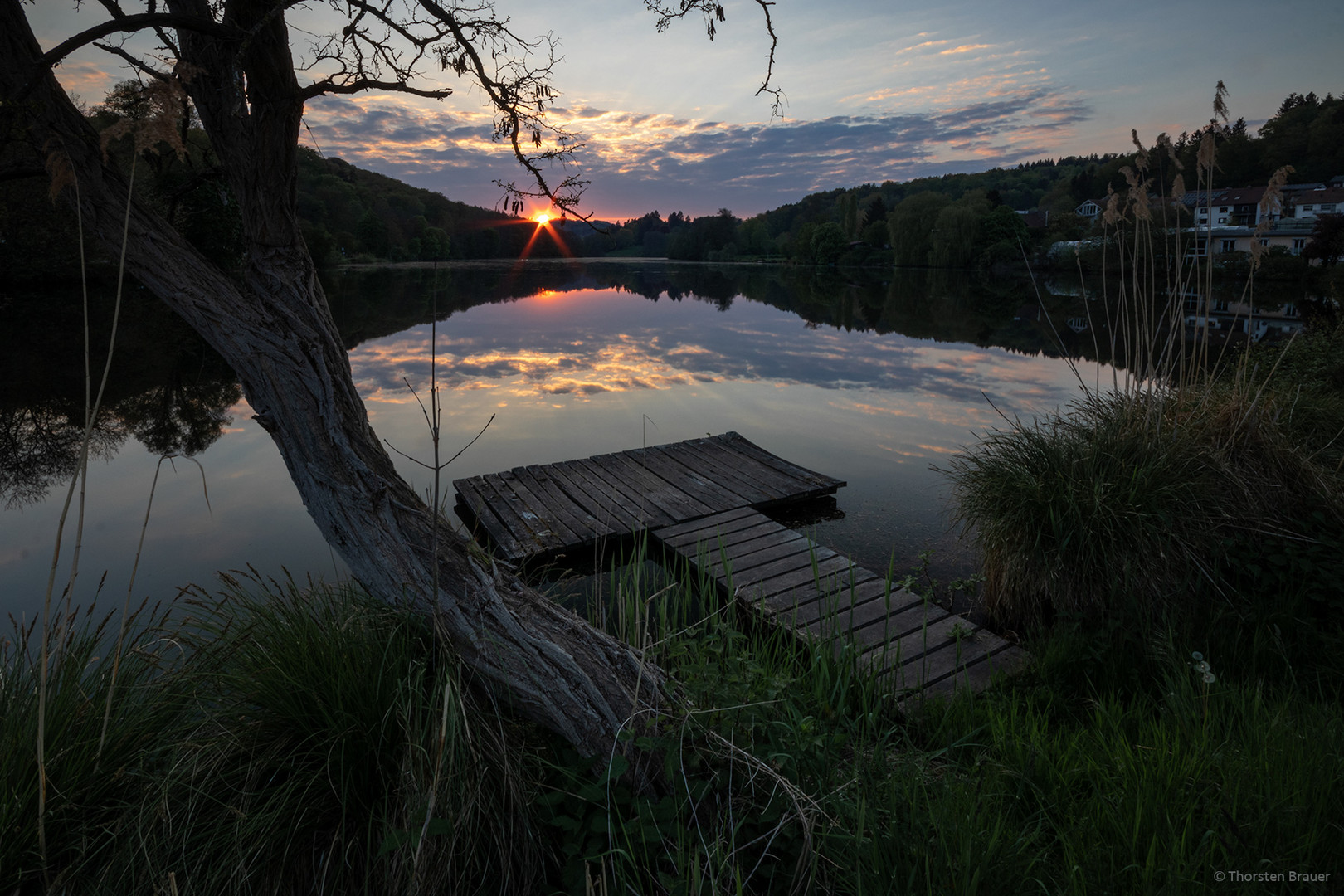 Sonnenutergang am See