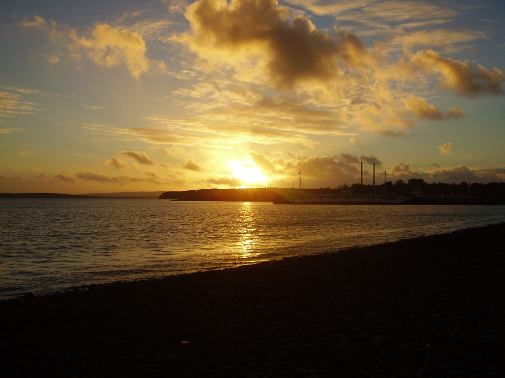 Sonnenutergang irgendwo in Irland