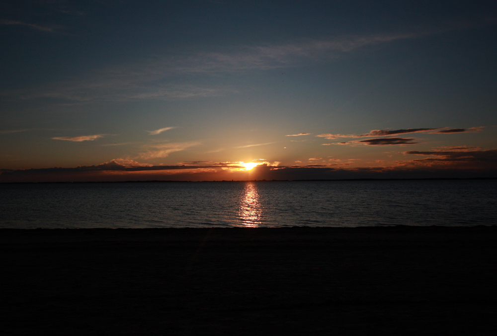 Sonnenutergang über Hiddensee (Rügen)