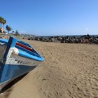 Sonnenverwöhnter Strand im Süden Gran Canarias