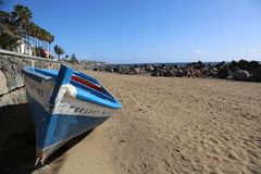 Sonnenverwöhnter Strand im Süden Gran Canarias