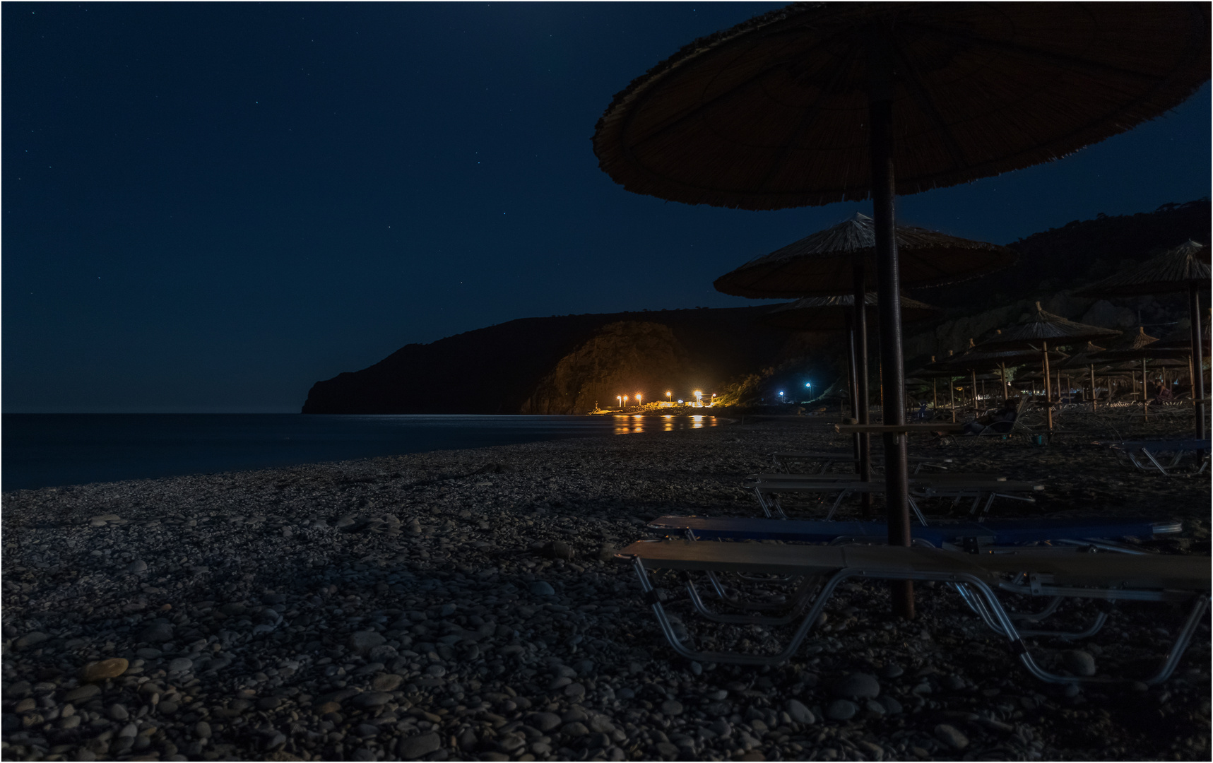 Sonnenwende am Strand