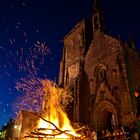 Sonnenwendefest in Locronan - Bretagne - Finistere