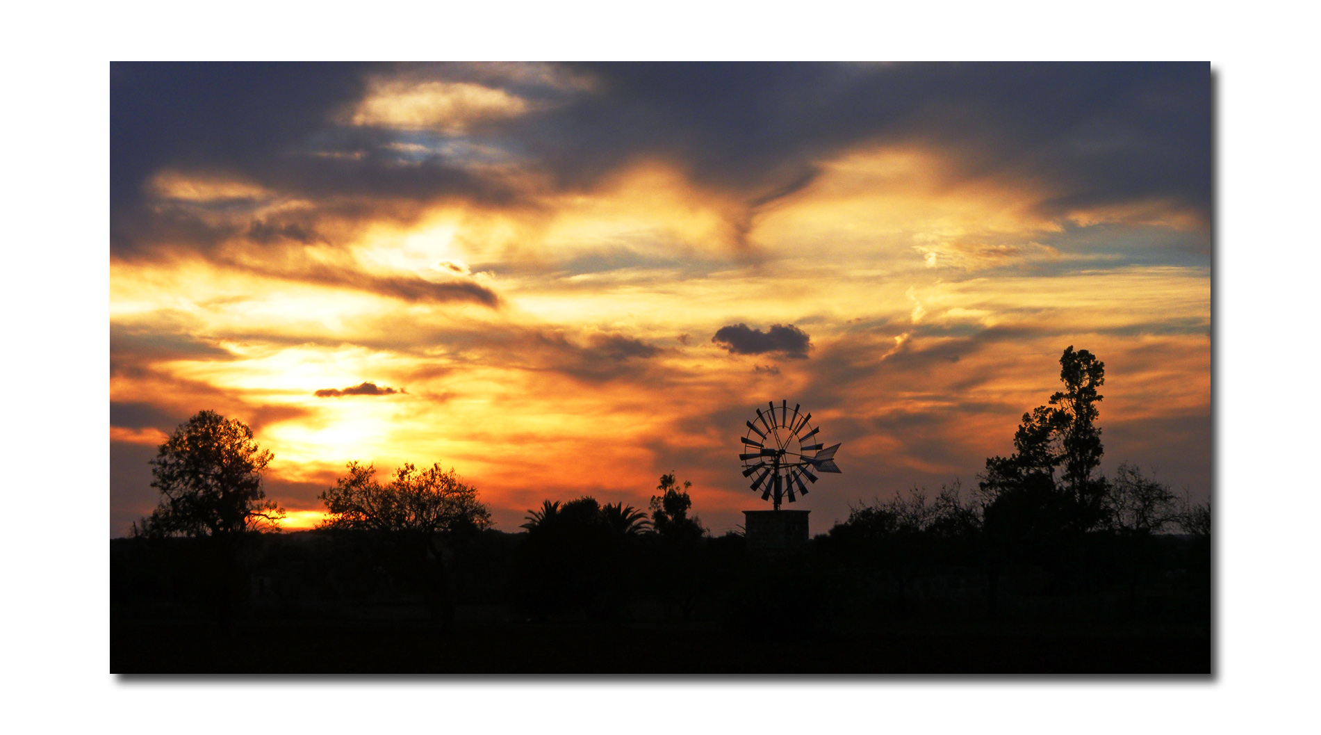 Sonnenwind hinter Campos