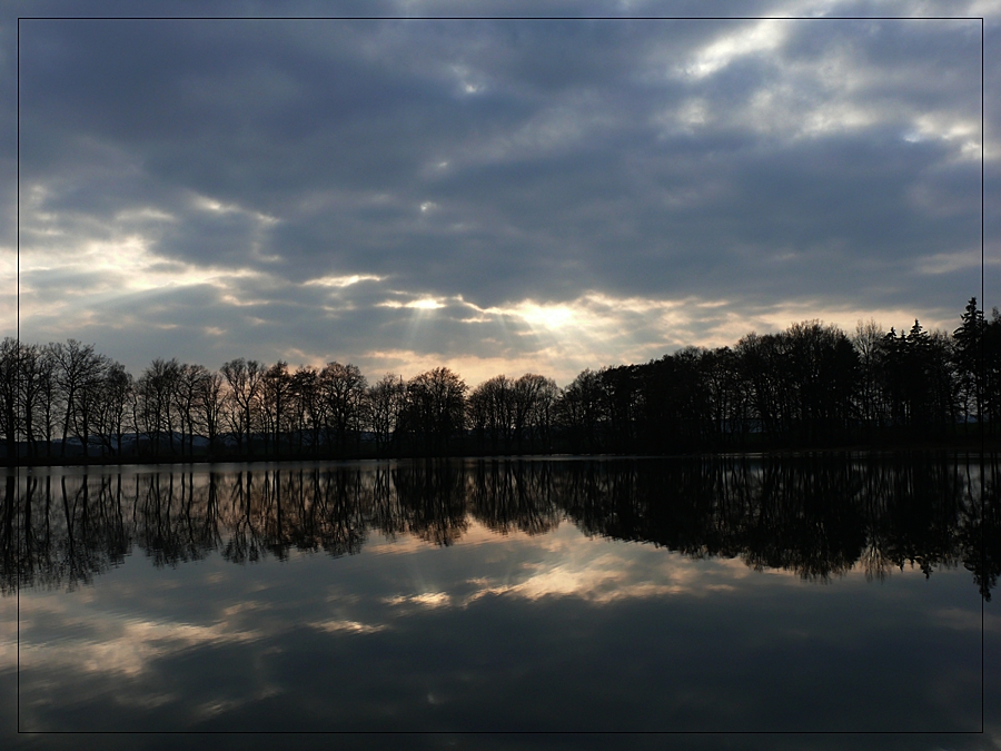 Sonnenwolken-Spiegel