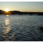 Sonneruntergang am Tagish Lake