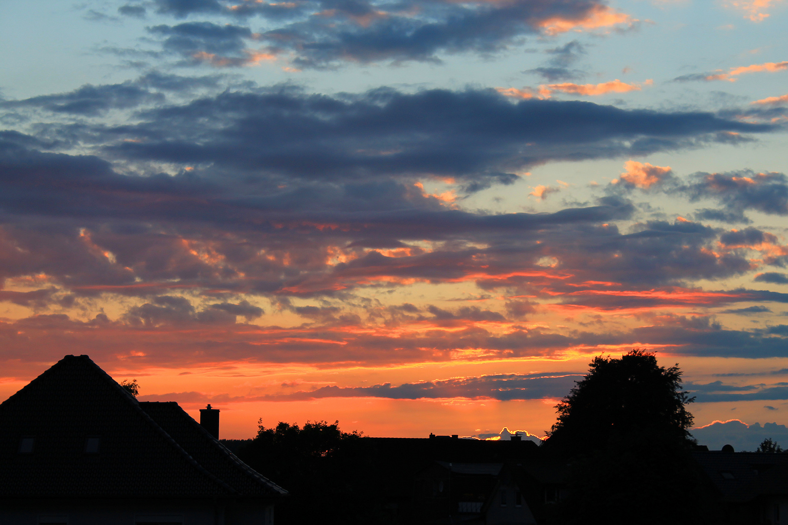 Sonneruntergang über Bielefeld