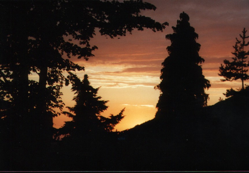 Sonneuntergang am Heidelberger Schloss