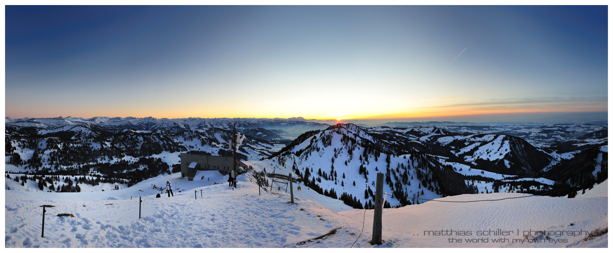 Sonneuntergang am Hochgrat