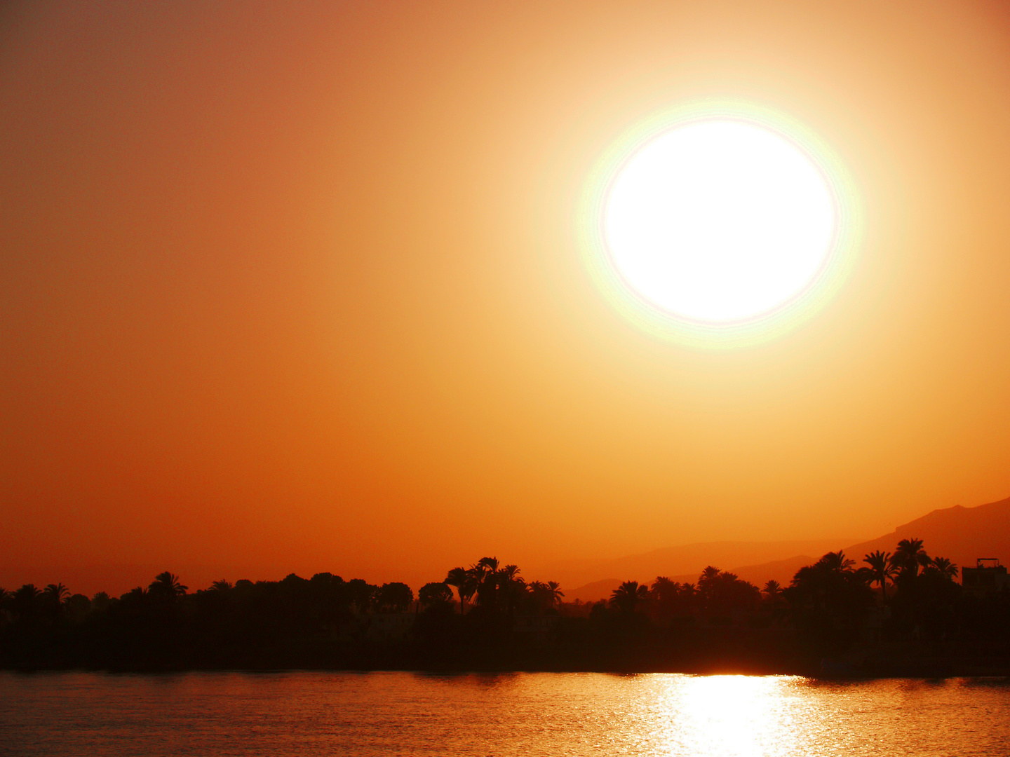 Sonneuntergang am Nil