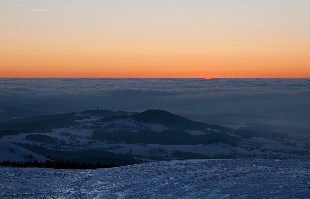 Sonneuntergang auf der Wasserkuppe II