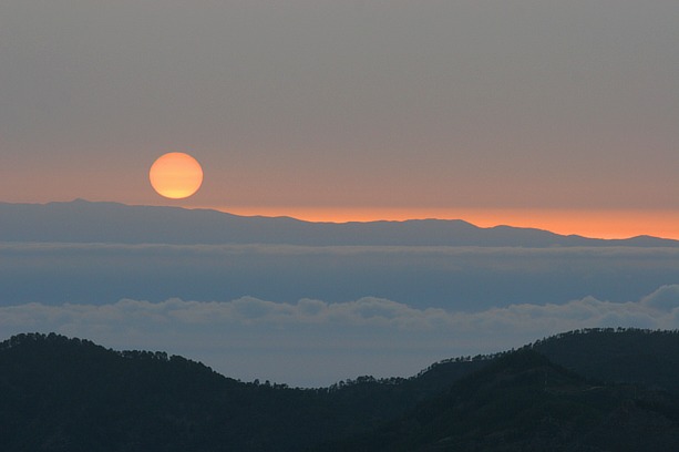 Sonneuntergang auf Teneriffa