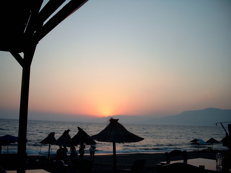Sonneuntergang bei Kalamaki (Creta)