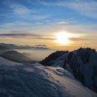 Sonneuntergang im Allgäu