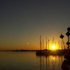 Sonneuntergang im Hafen