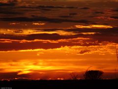 Sonneuntergang in Afrika