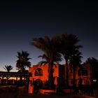 Sonneuntergang in der Hotelanlge zu Bild 1 (Kos-Marmari Sept.2010)