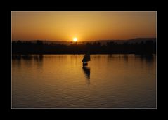 Sonneuntergang über dem Nil