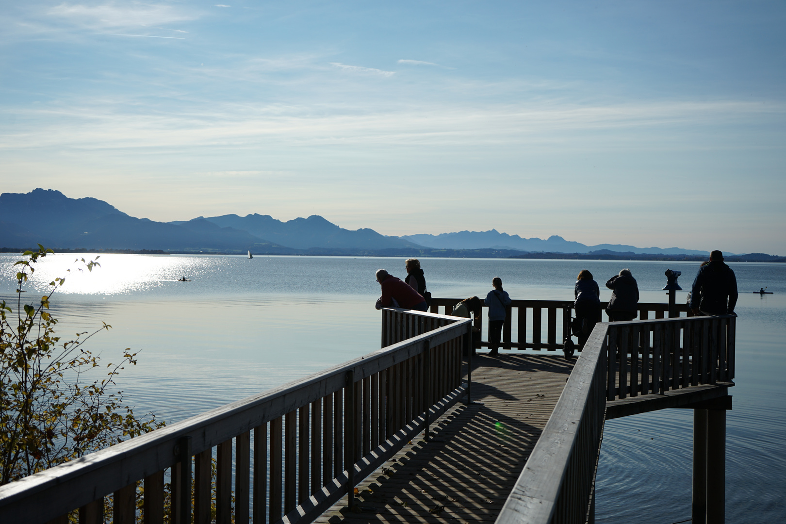 Sonnige Aussicht (bei Chieming, Chiemsee)