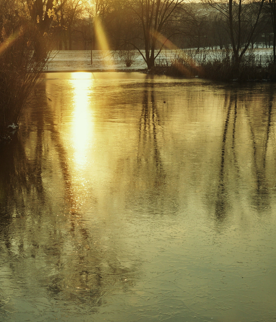 sonnige Eiszeit